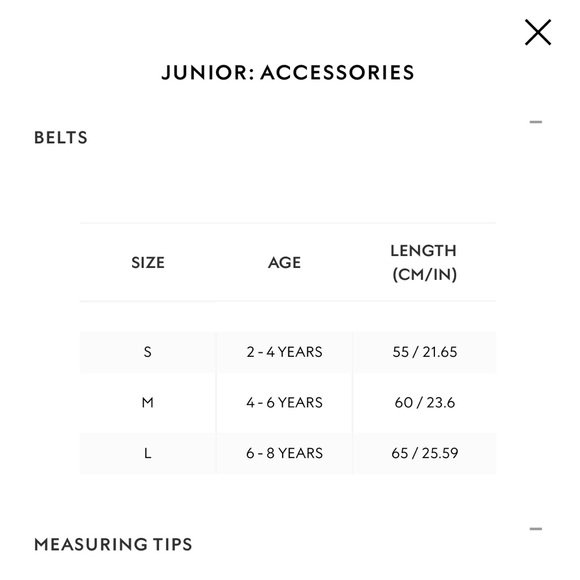 Gucci Children’s Elastic Web Belt Size Medium - Picture 6 of 6